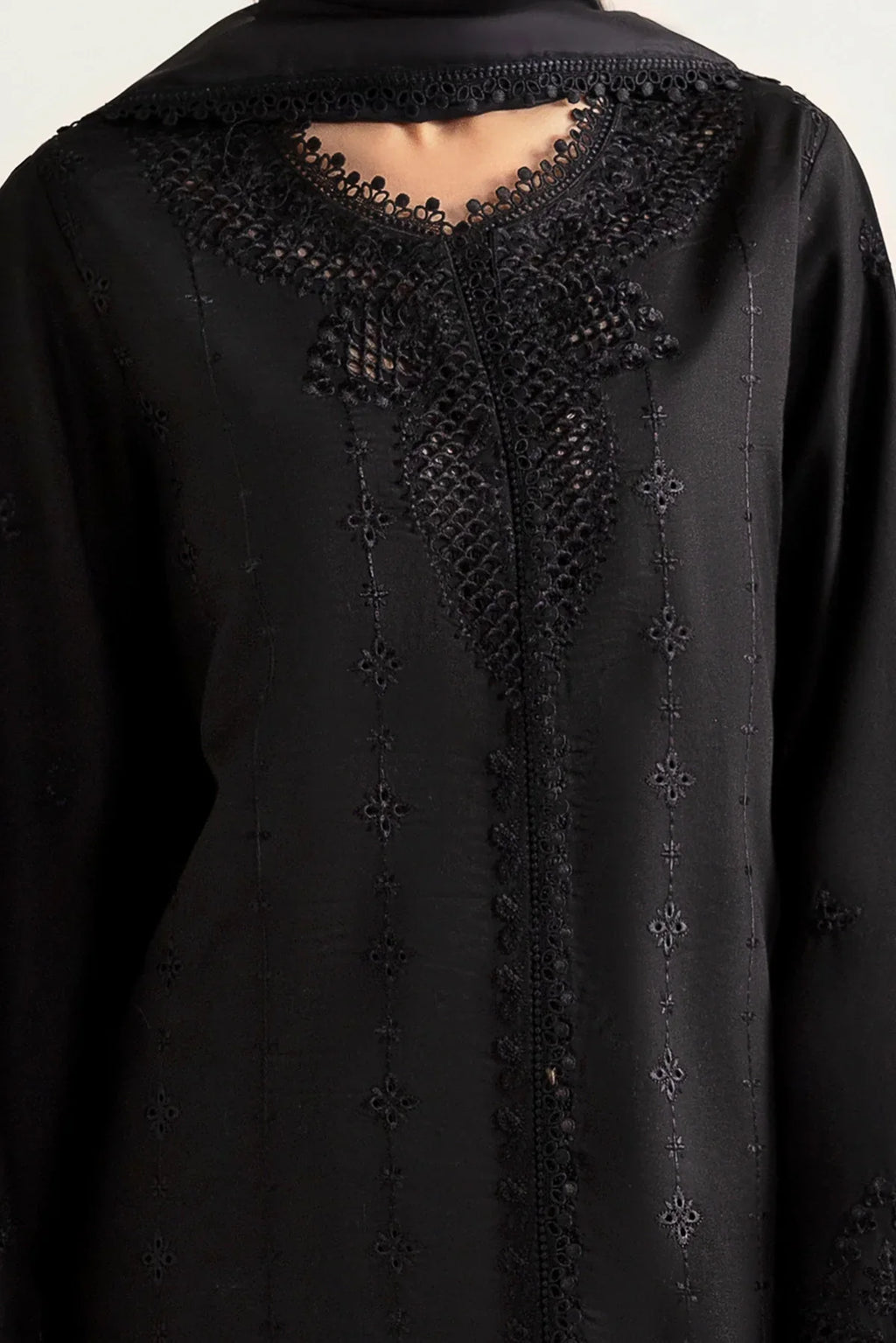 Afrozeh | Basic Pret 25 | Charcoal Nior