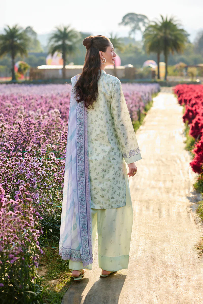 Farasha | Printed Essentials’26 | Mint Petaline