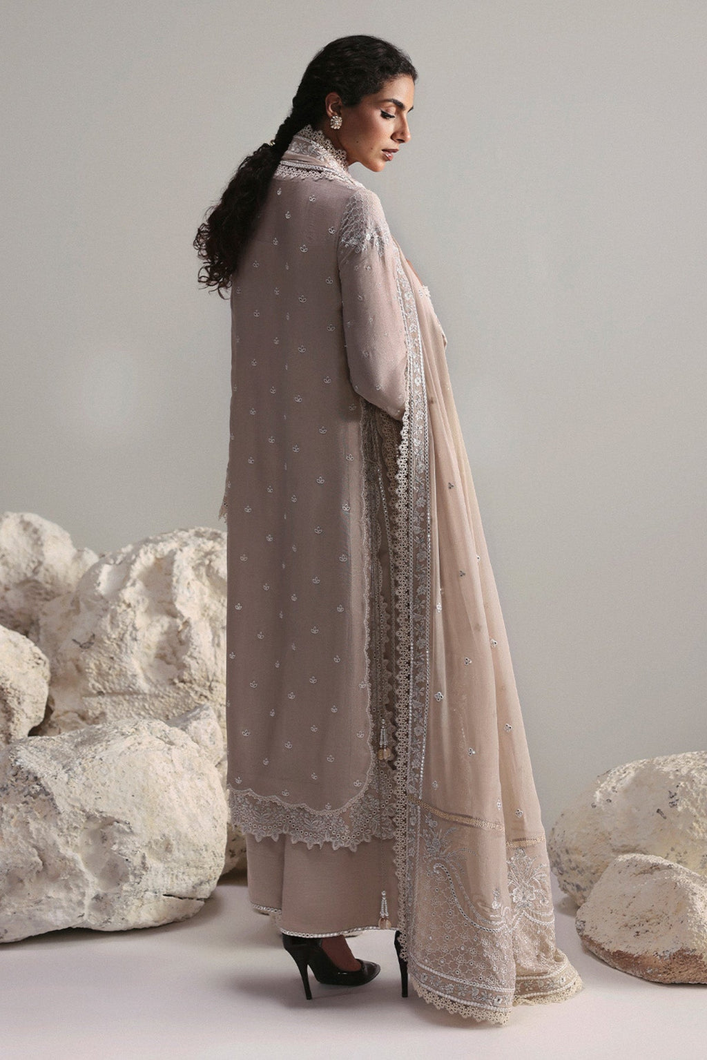 Afrozeh | Slate Ready to Wear | Xavian