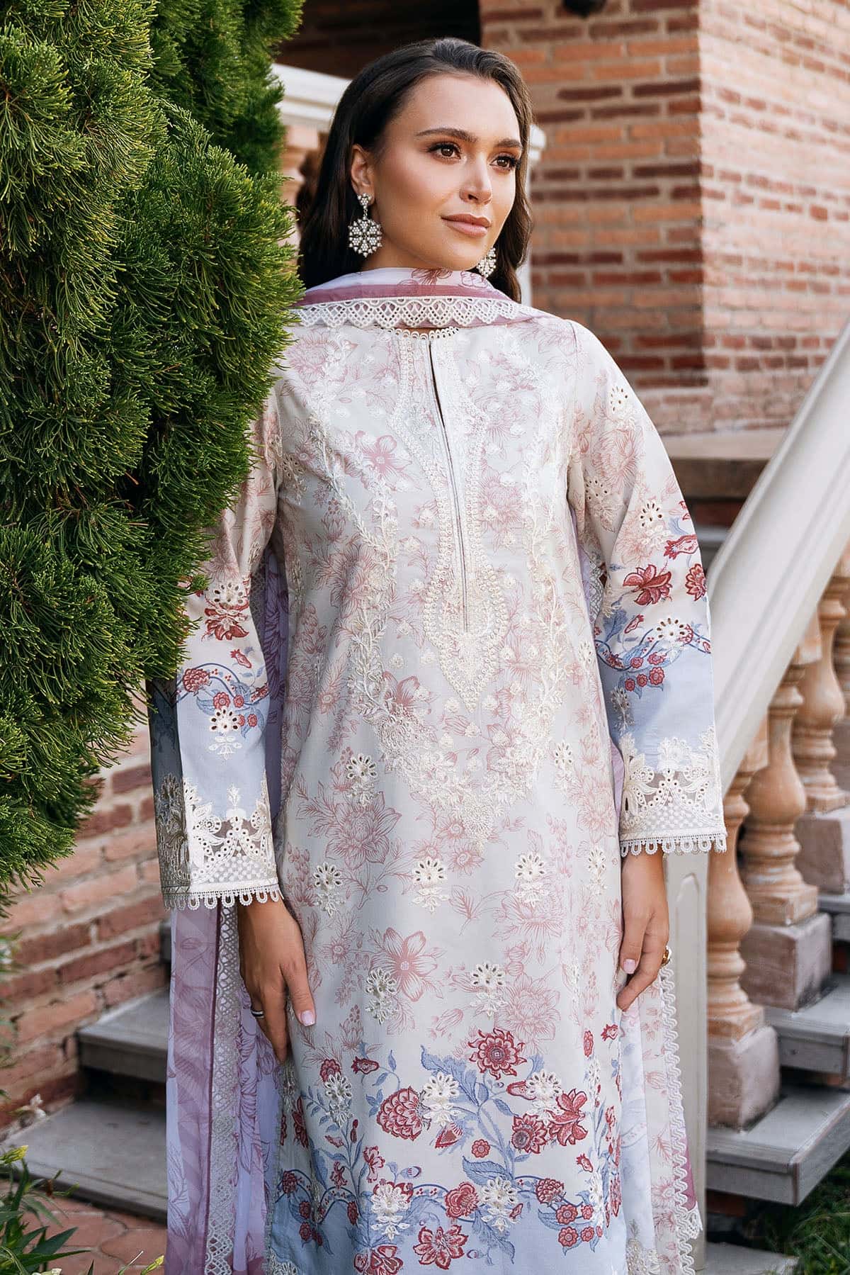 Afrozeh | Damask The Holiday Edit 25 | Opaline B - Riwayat-e-Khas