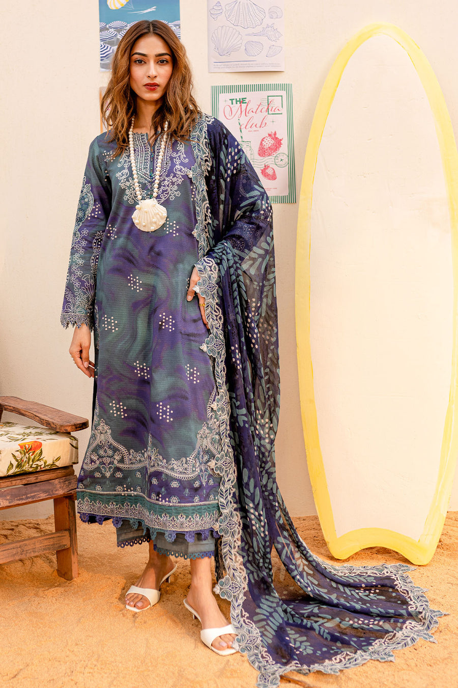 Nureh | Gardenia Lawn 25 | NSG-186 - Riwayat-e-Khas