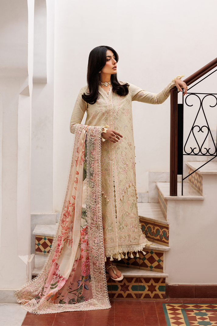 Emaan Adeel | Mirabelle Festive Luxury Lawn | BLOSSOM BLISS