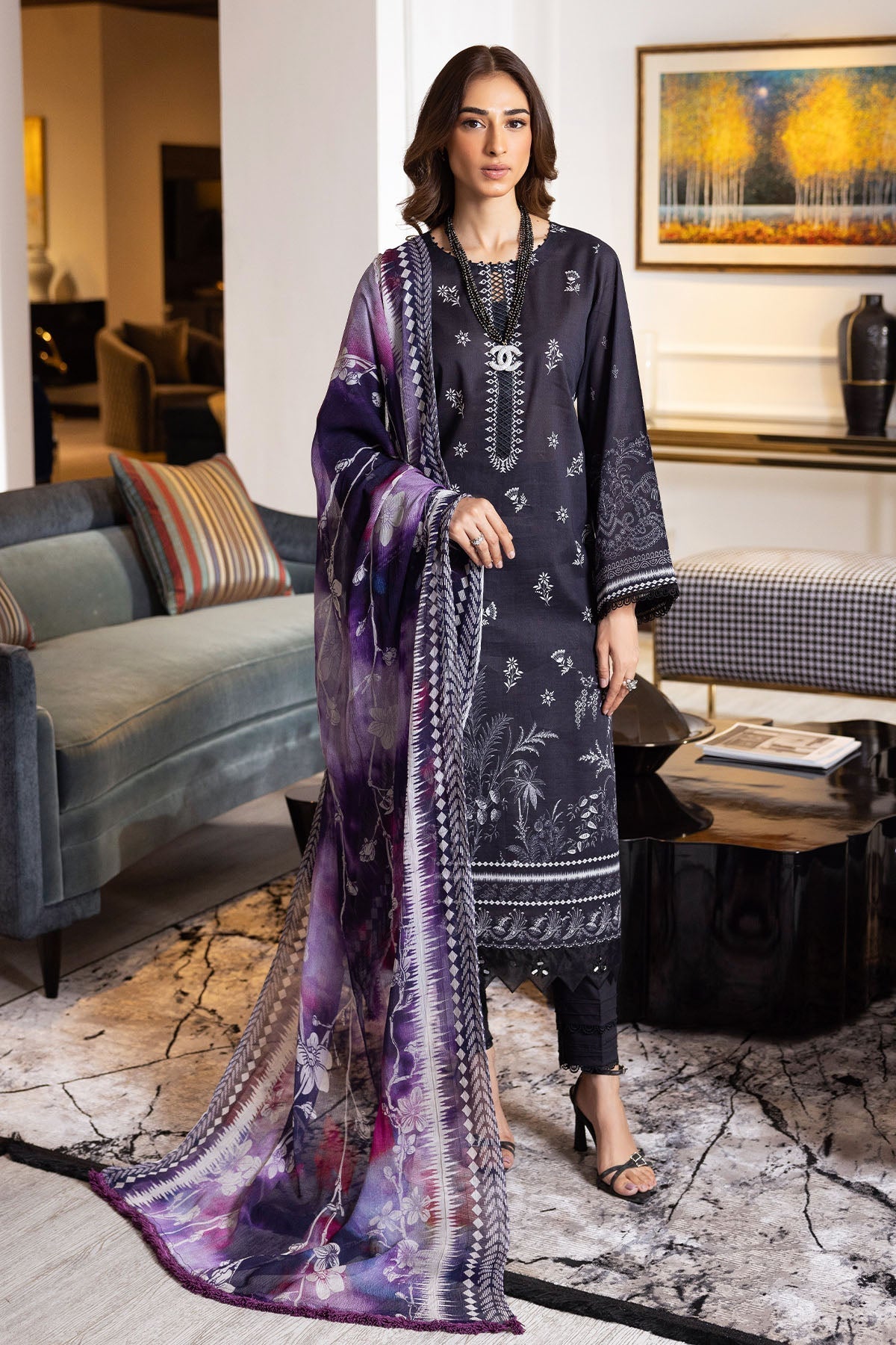 Nureh | Printed lawn 25 | SP-118
