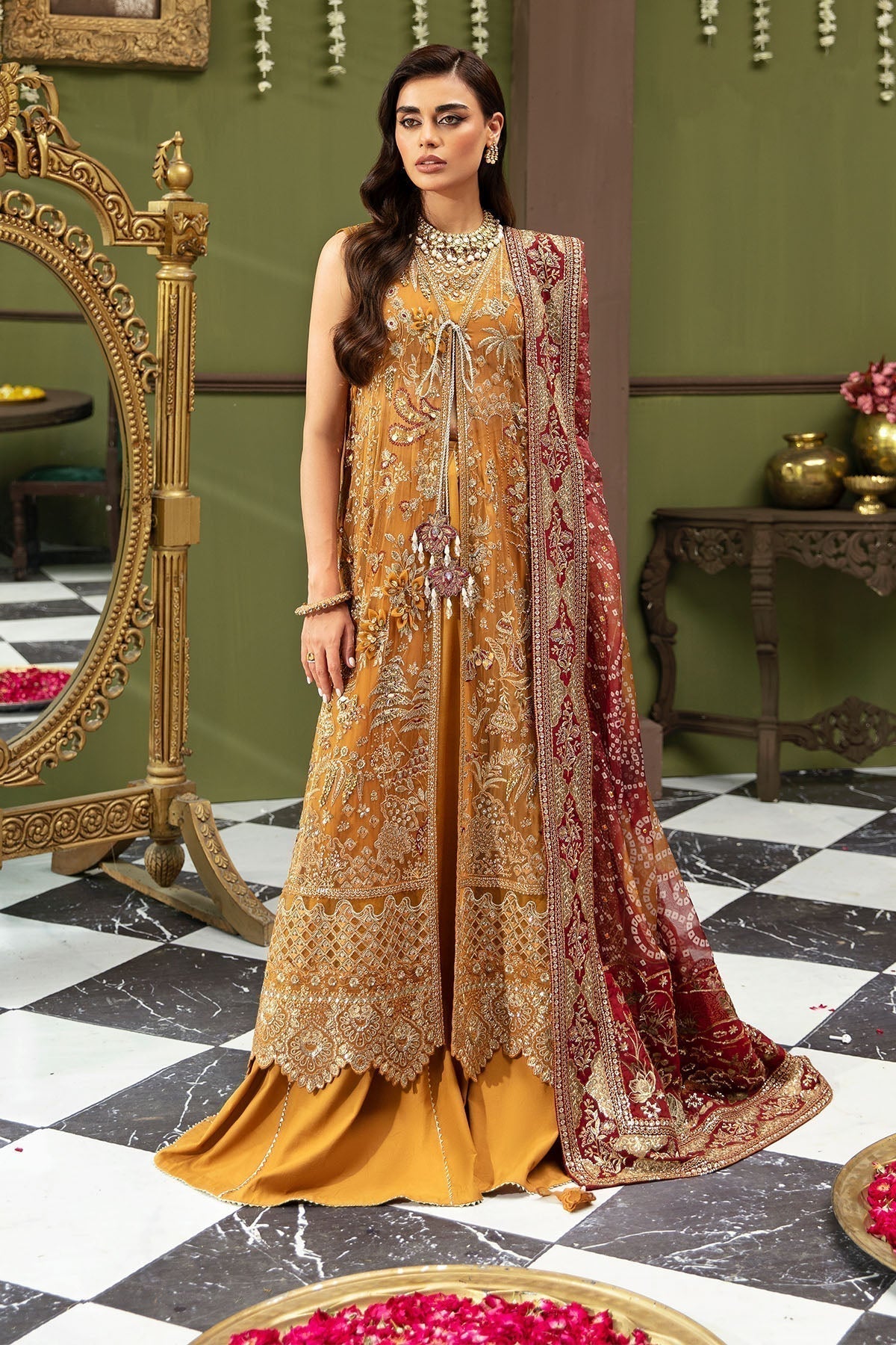 Nureh | Jhoomro Wedding Formals | NL-52 - ZAWIYA - House Of Anaya