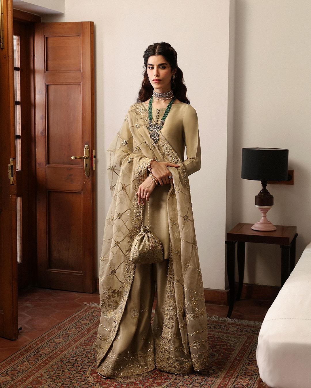 Faiza Saqlain | FS Luxe Mehermah | Nainsi - House Of Anaya