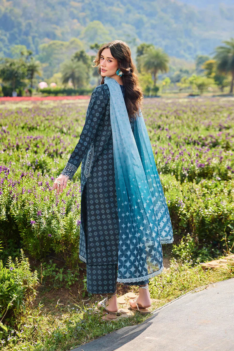 Farasha | Printed Essentials’26 | Blue Reverie