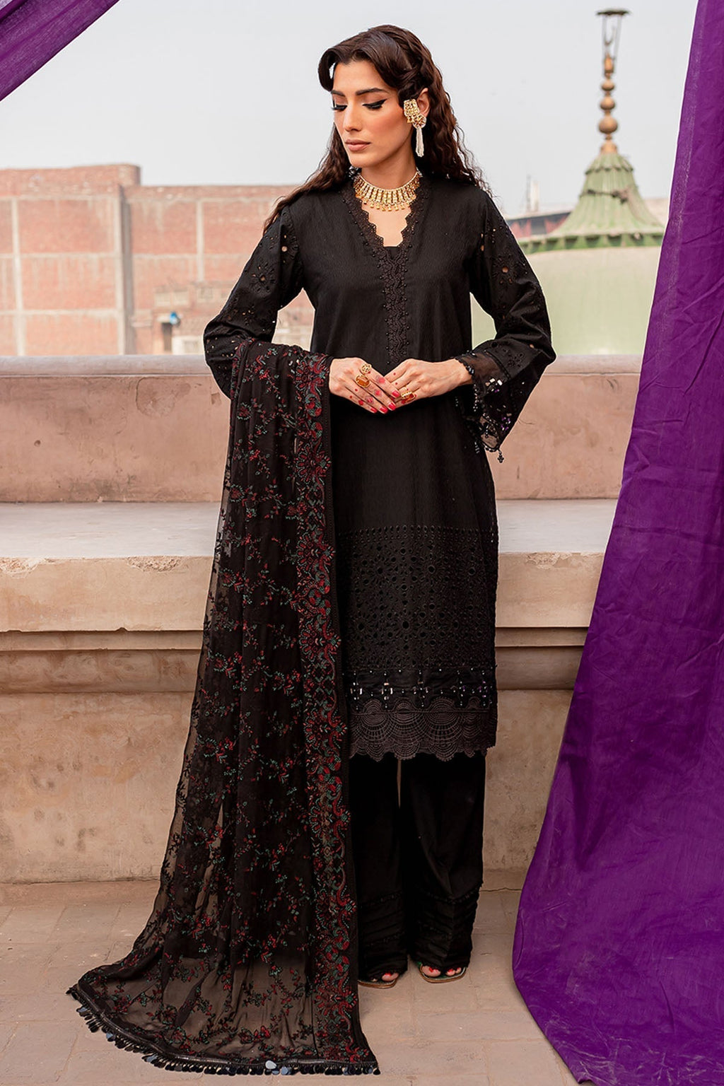 Nureh | Lawn Jacquard | NS-80 - House Of Anaya
