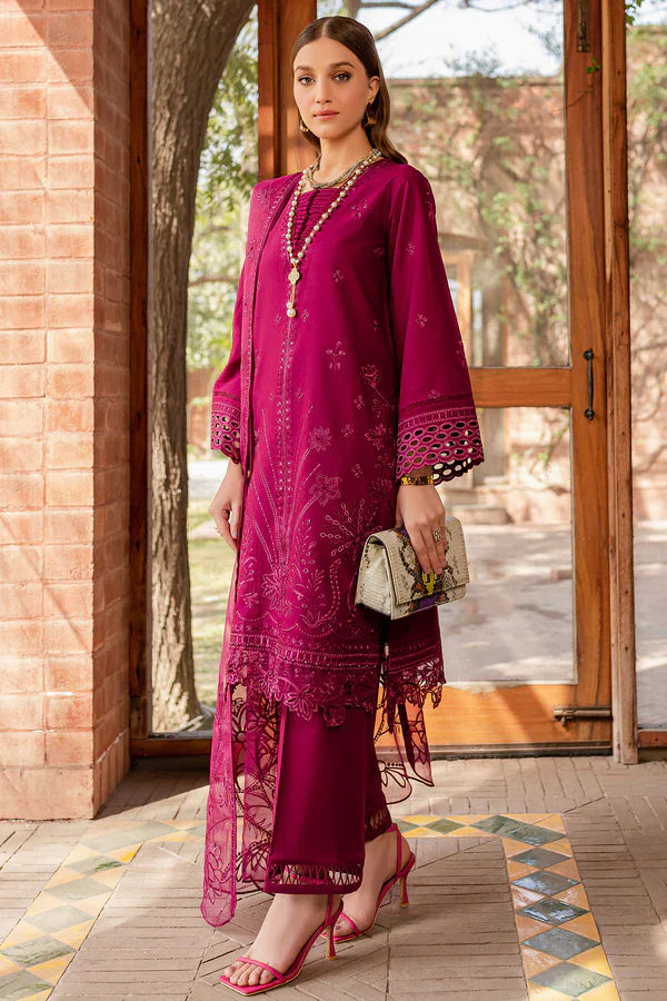 Farasha | Summer Weaves Embroidered lawn'26 | Viola