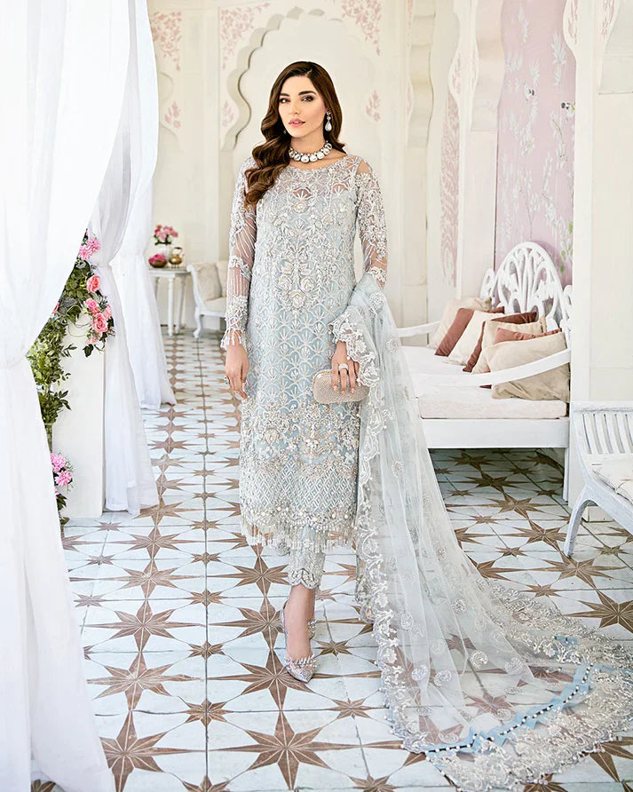 Gulaal | Fleur De Rose | Avenir Embroidered Net 3-Piece Suit WS-01