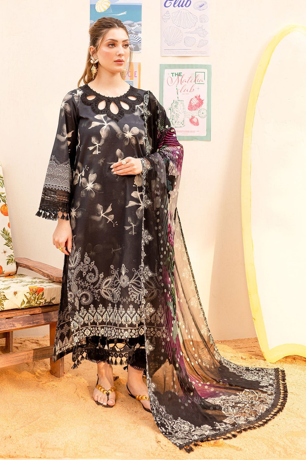Nureh | Gardenia Lawn 25 |NSG-185 - Riwayat-e-Khas