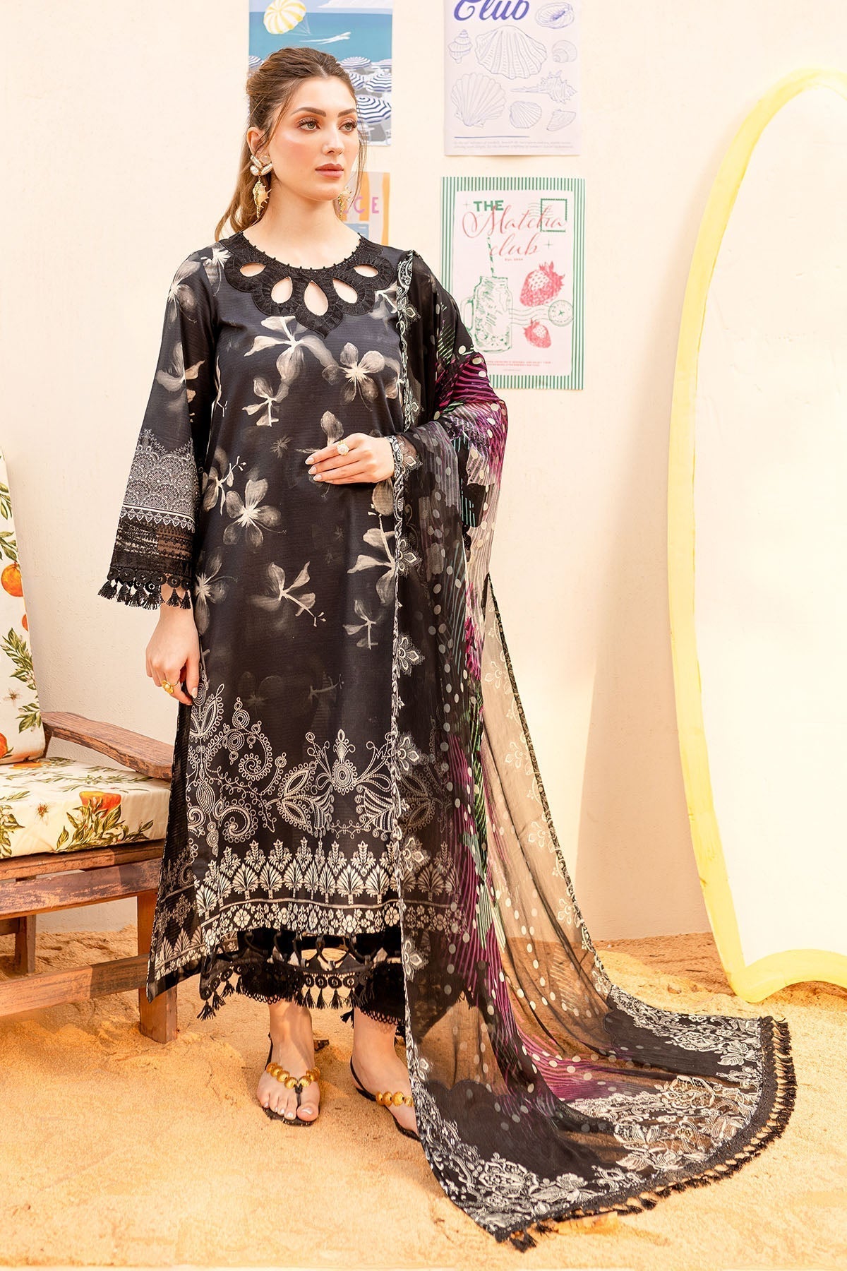 Nureh | Gardenia Lawn 25 |NSG-185 - Riwayat-e-Khas