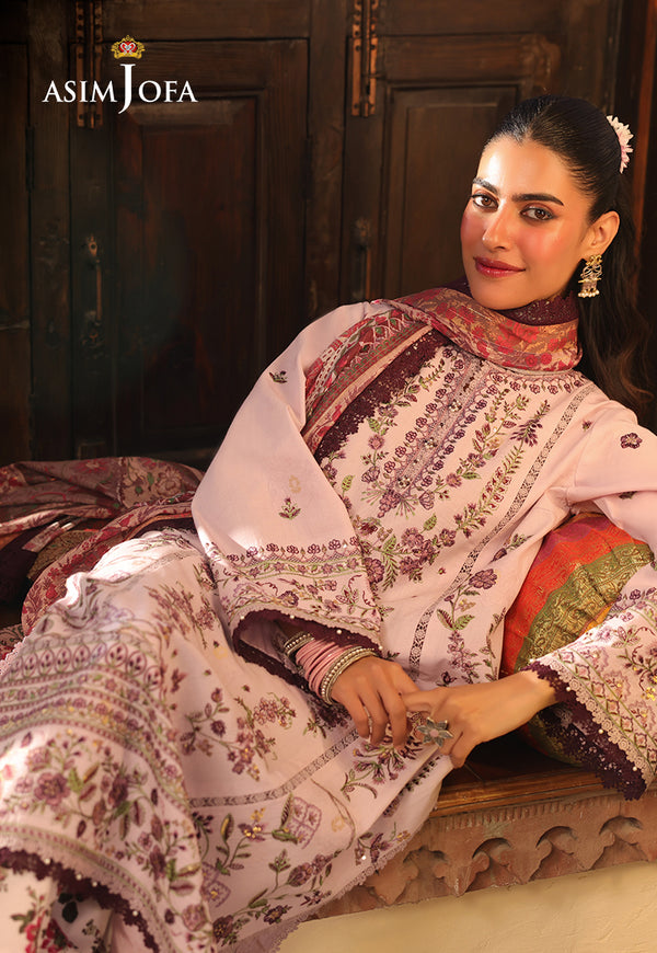 Asim Jofa | Summer Rhapsody | AJUBU-05 Embroidered Jacquard