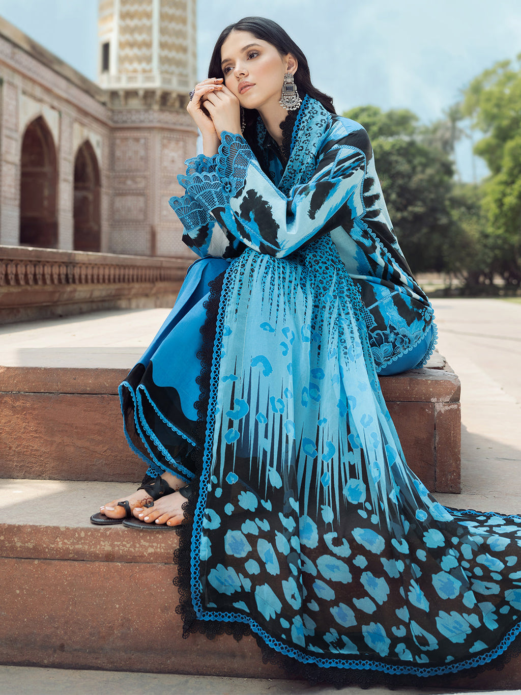 Bin Ilyas | Naqsh Naaz Luxury Lawn 25 | 2086 - D