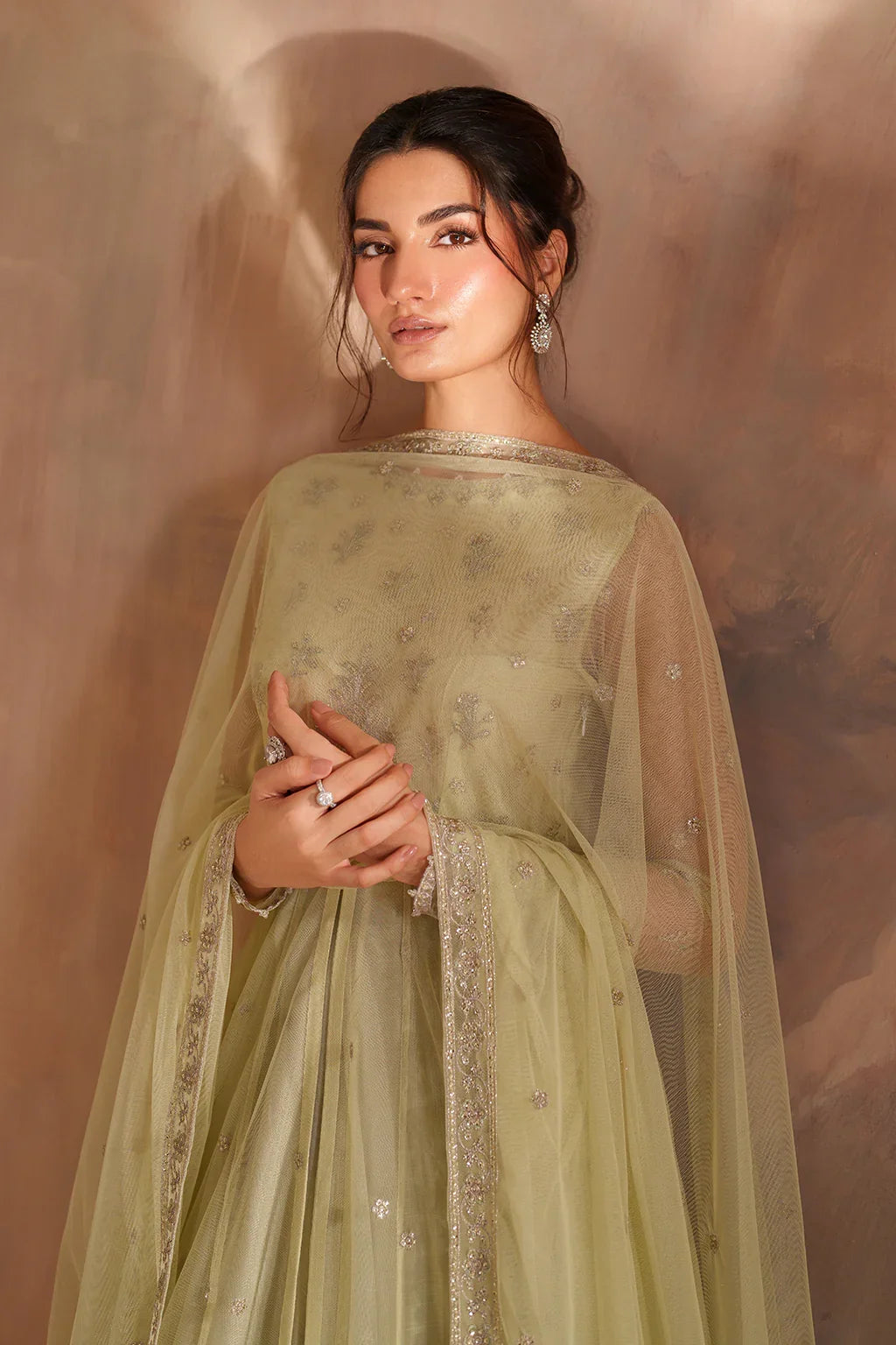 Iznik | Chinon Chiffon | CC-73 Embroidered Net