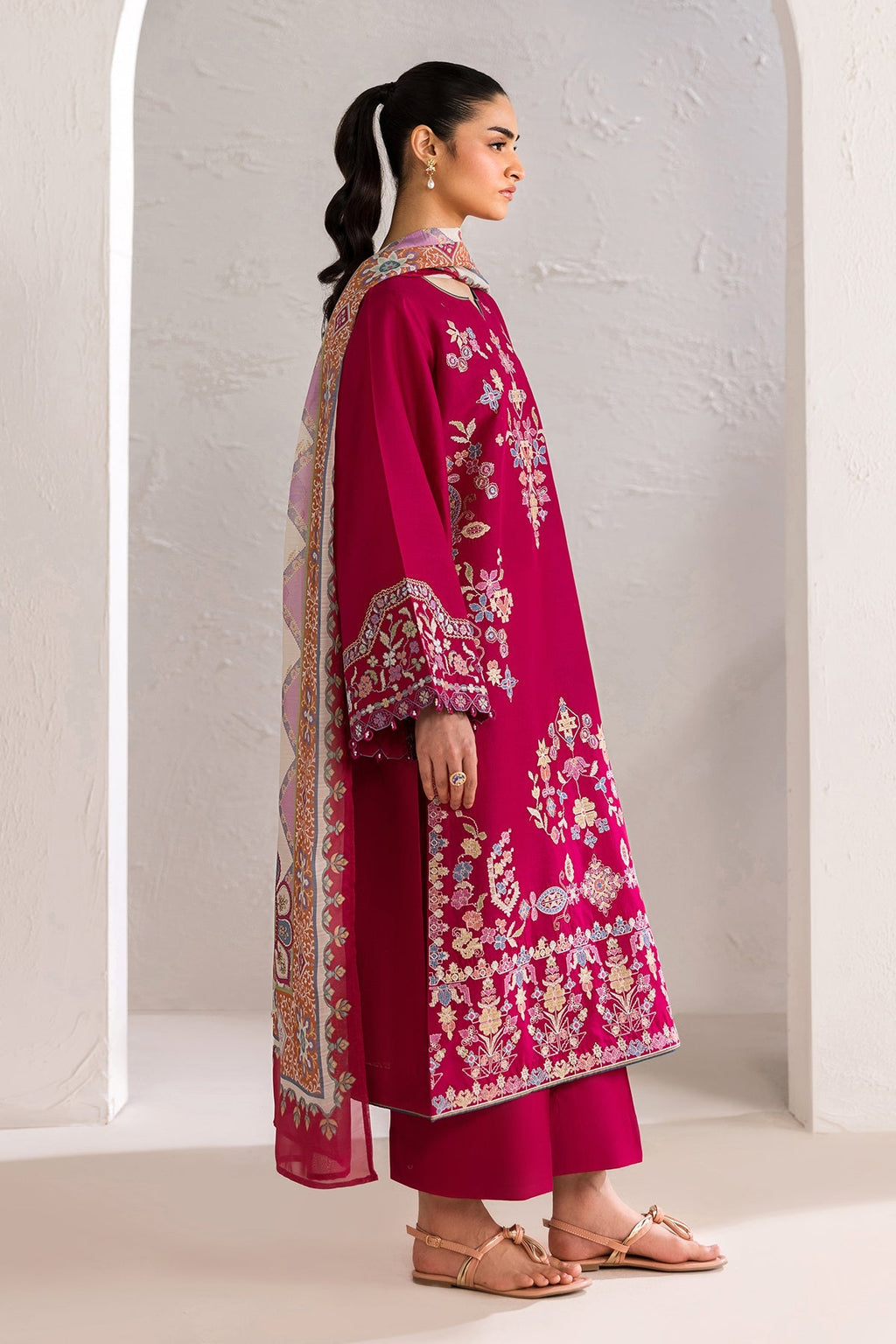 Baroque | Embroidered Lawn | SF-4449