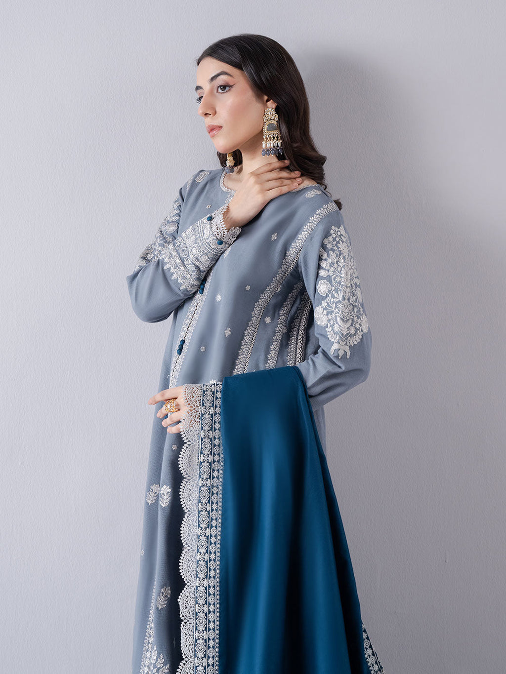 Faiza Faisal | Winter Edit 2024 | ELAAF - House Of Anaya