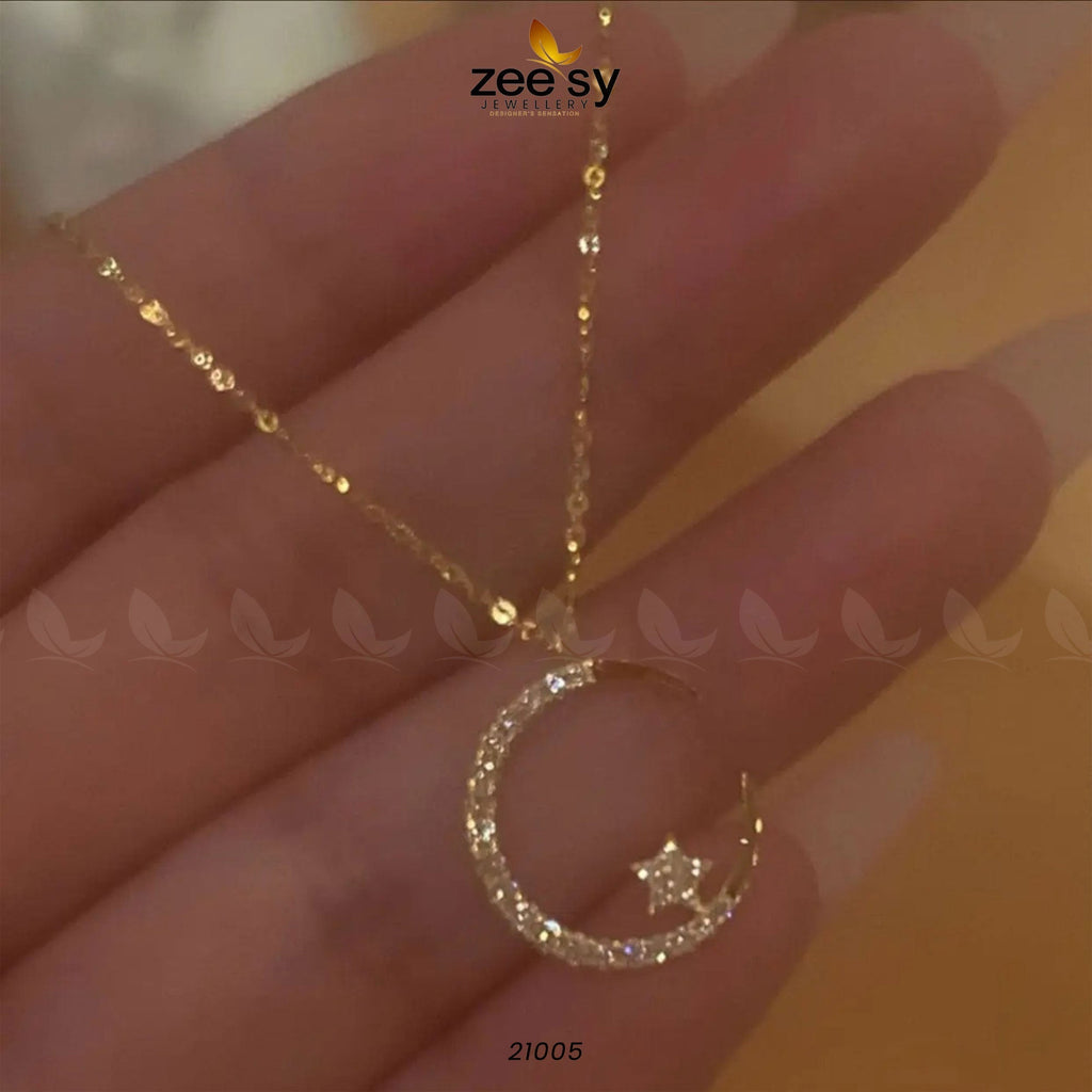 Chandi Moon Pendant (Silver 925) - Libasekhas