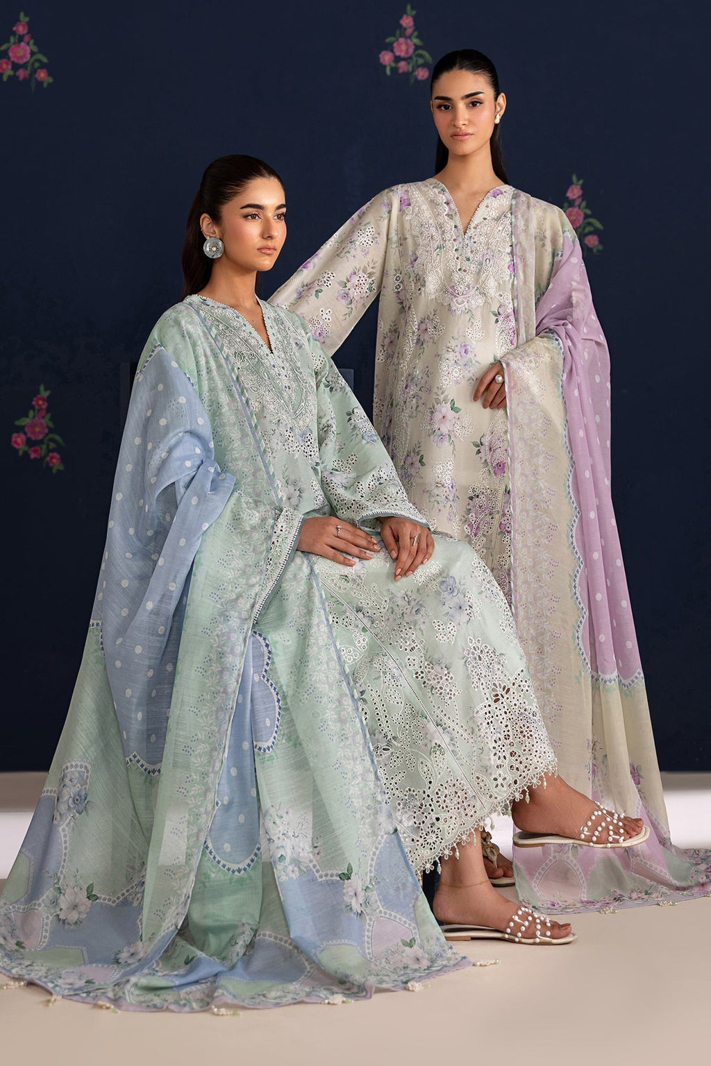 Baroque | Embroidered Lawn | SF-4470