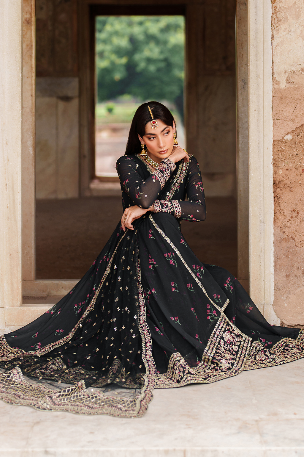 Iznik | Exclusive Formals | UE-550  Printed Chiffon