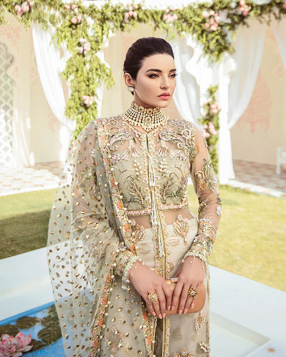 Gulaal | Fleur De Rose | Cher Embroidered Net 3-Piece Suit WS-04