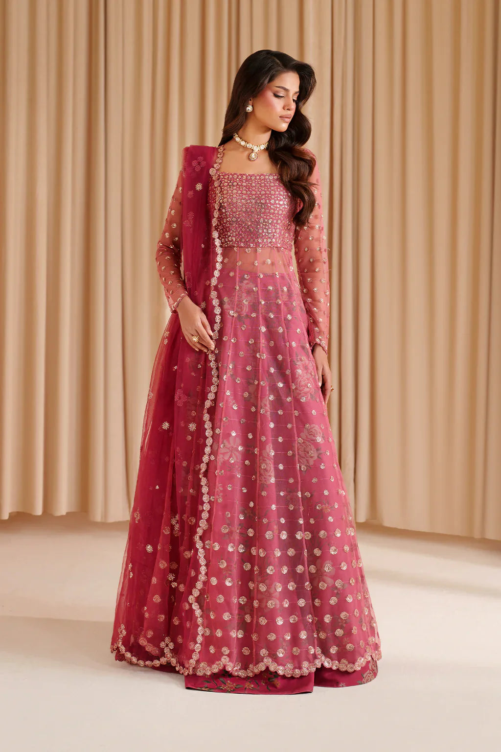 Iznik | Chinon Chiffon | CC-72 Embroidered Net