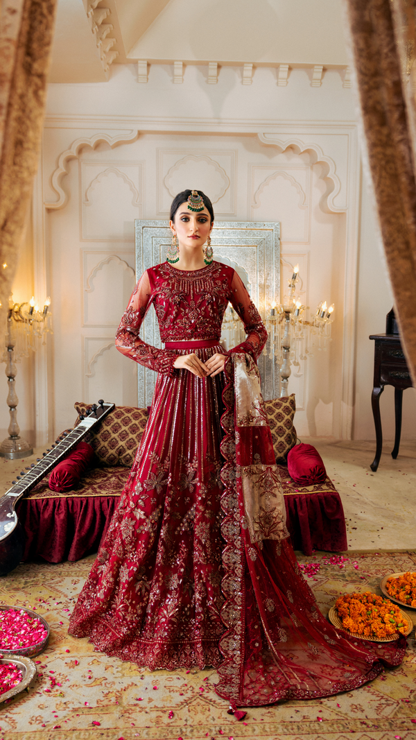 Zebtan | Zircon Wedding Formals | ANARKALI ZQ-09 - Riwayat-e-Khas