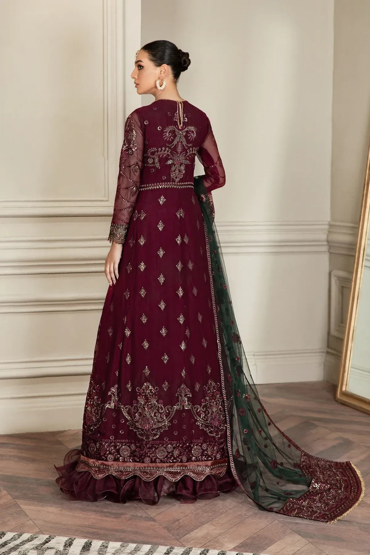 Zarif | Mehroz Formals  | Berry Wood