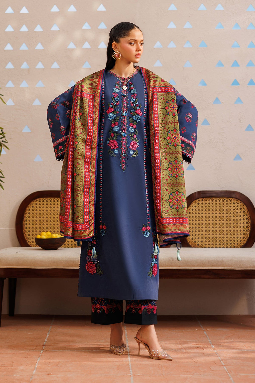 Baroque | Embroidered Lawn | SF-4393