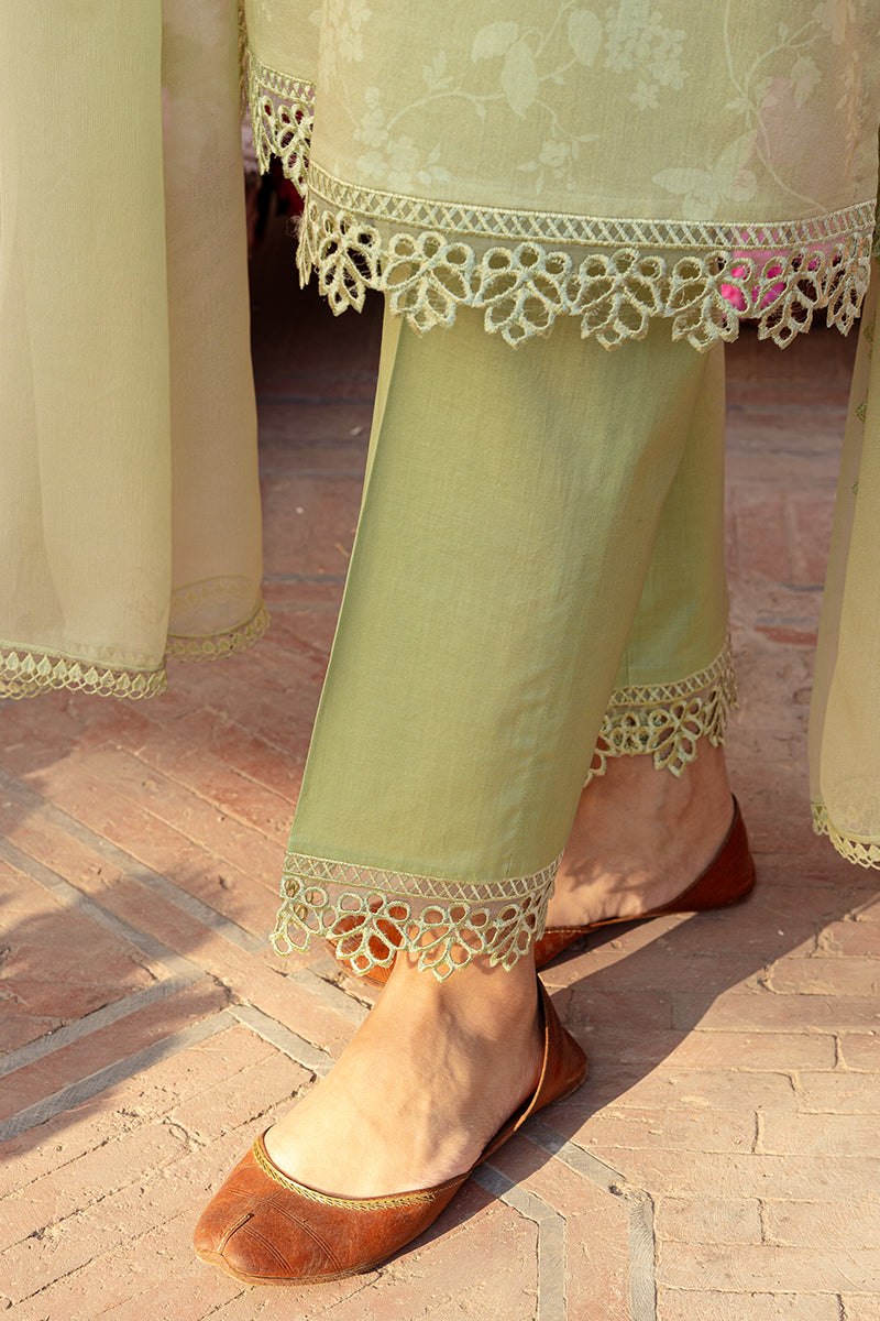 Cross Stitch | Premium Lawn 24 | MISTED GREEN - House Of Anaya