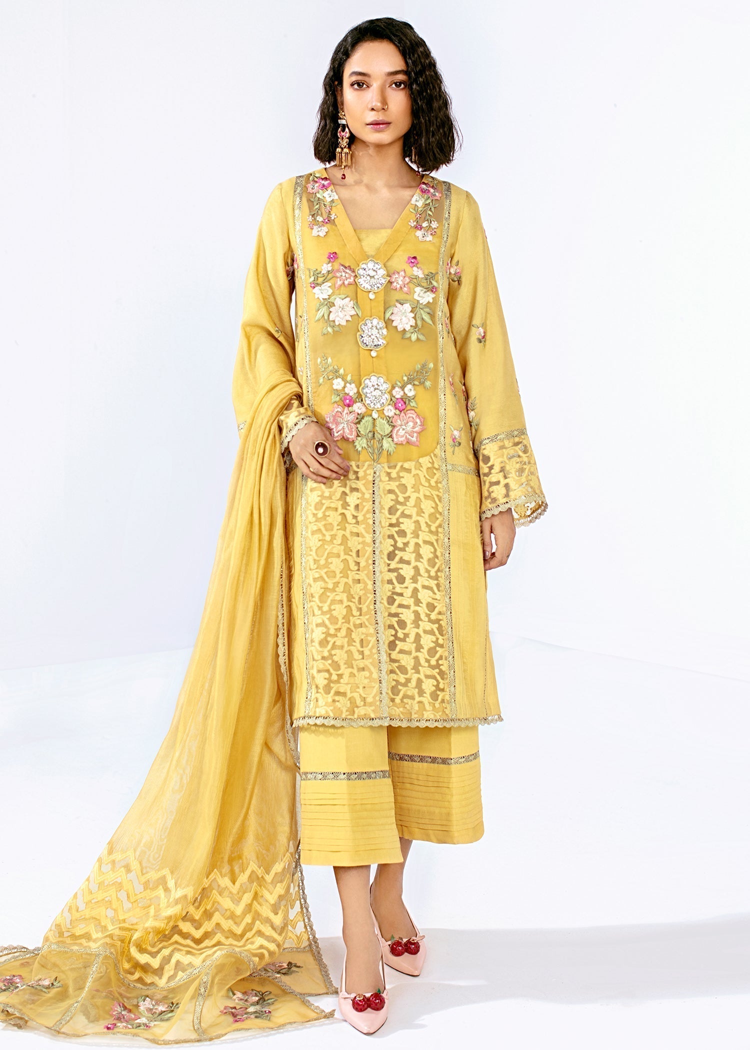 Saira Shakira | Luxury Pret | Dusty bloom