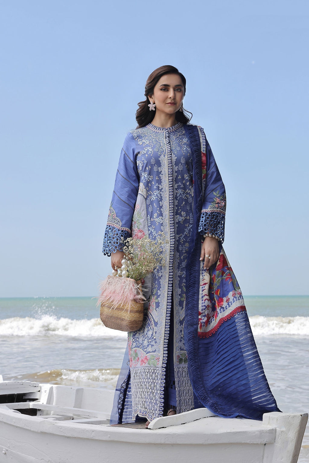 Maryam Hussain | Luxury Lawn 24 | AYRA - Riwayat-e-Khas