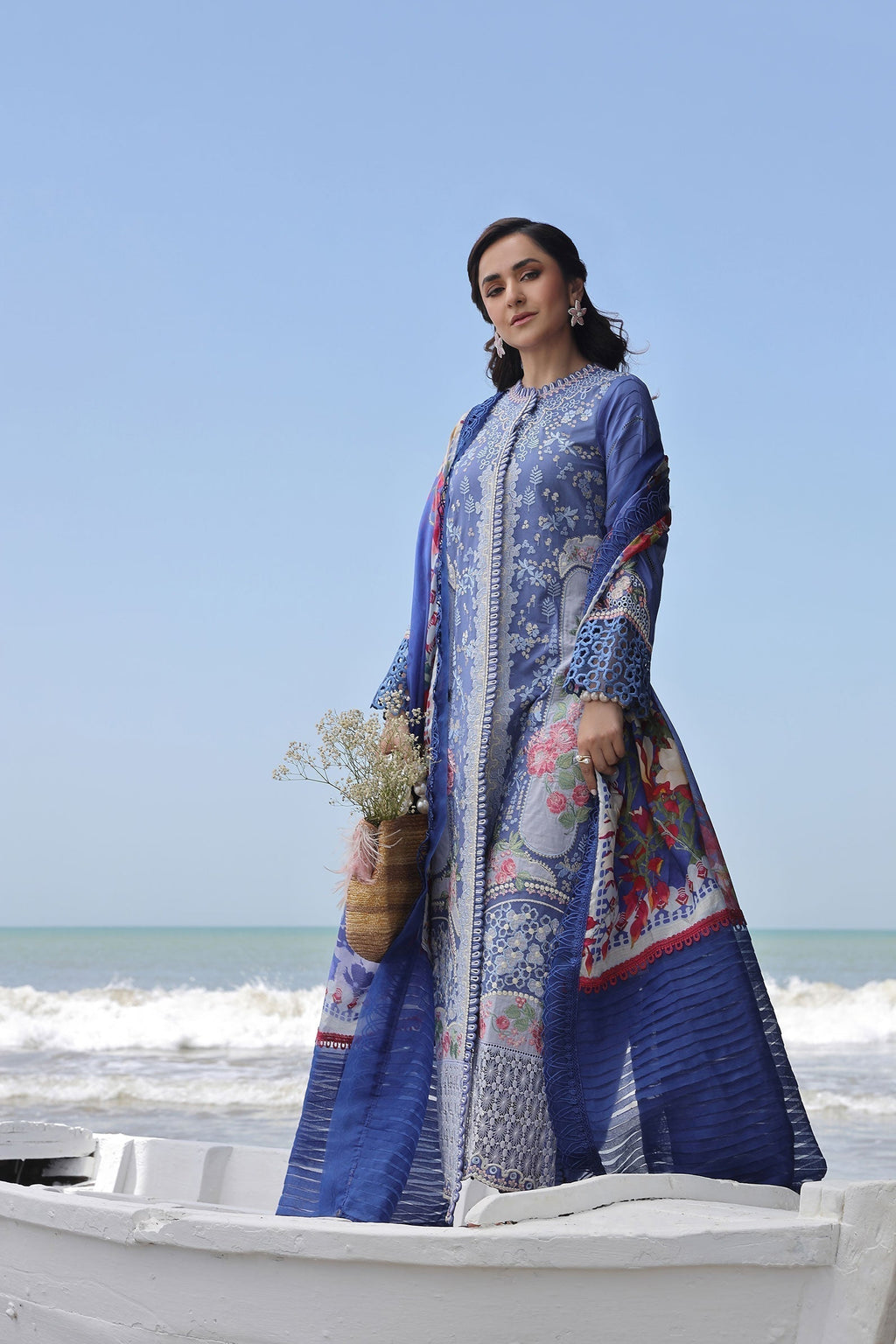 Maryam Hussain | Luxury Lawn 24 | AYRA - Riwayat-e-Khas