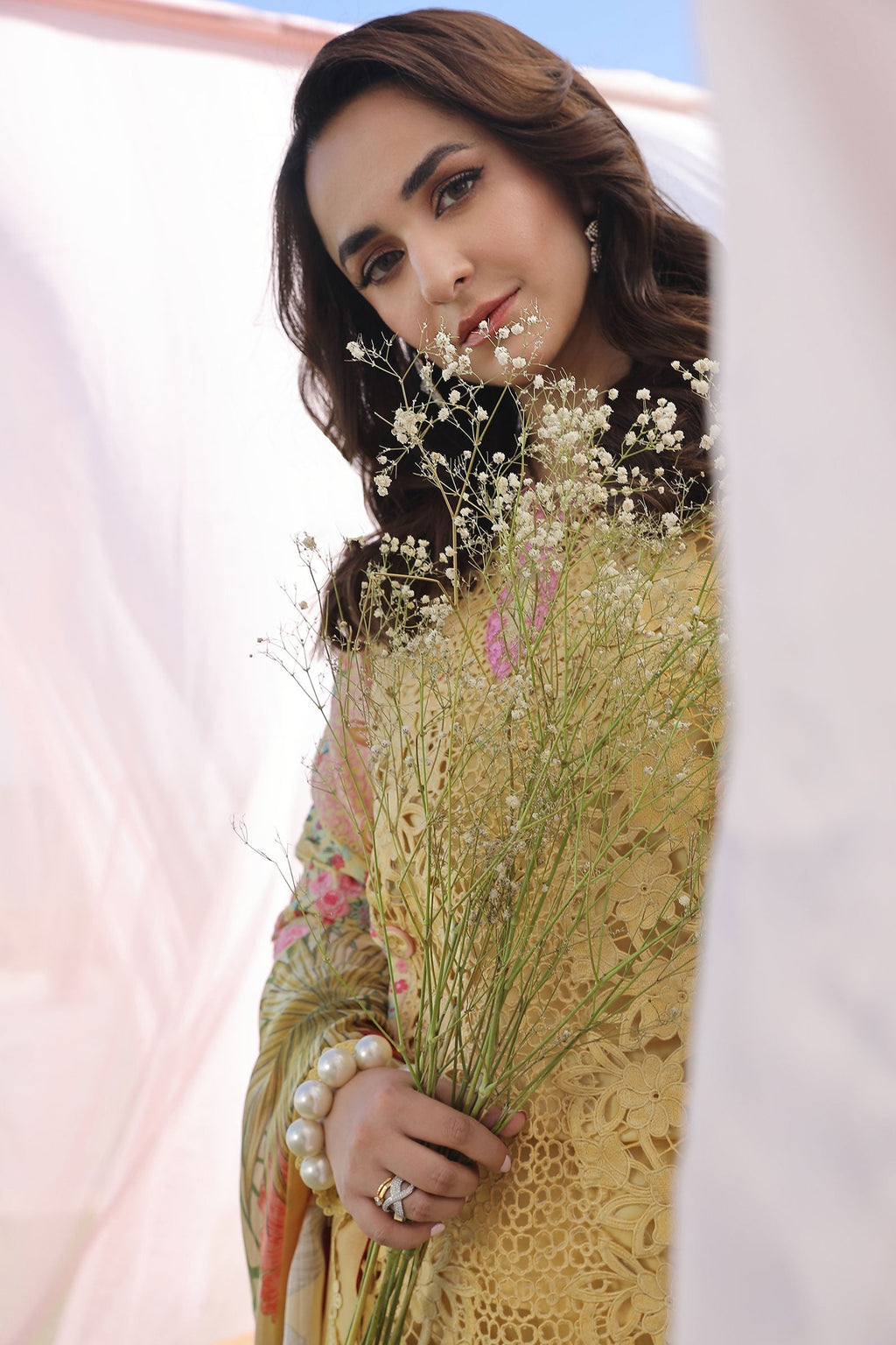 Maryam Hussain | Luxury Lawn 24 | TROPICA - Riwayat-e-Khas