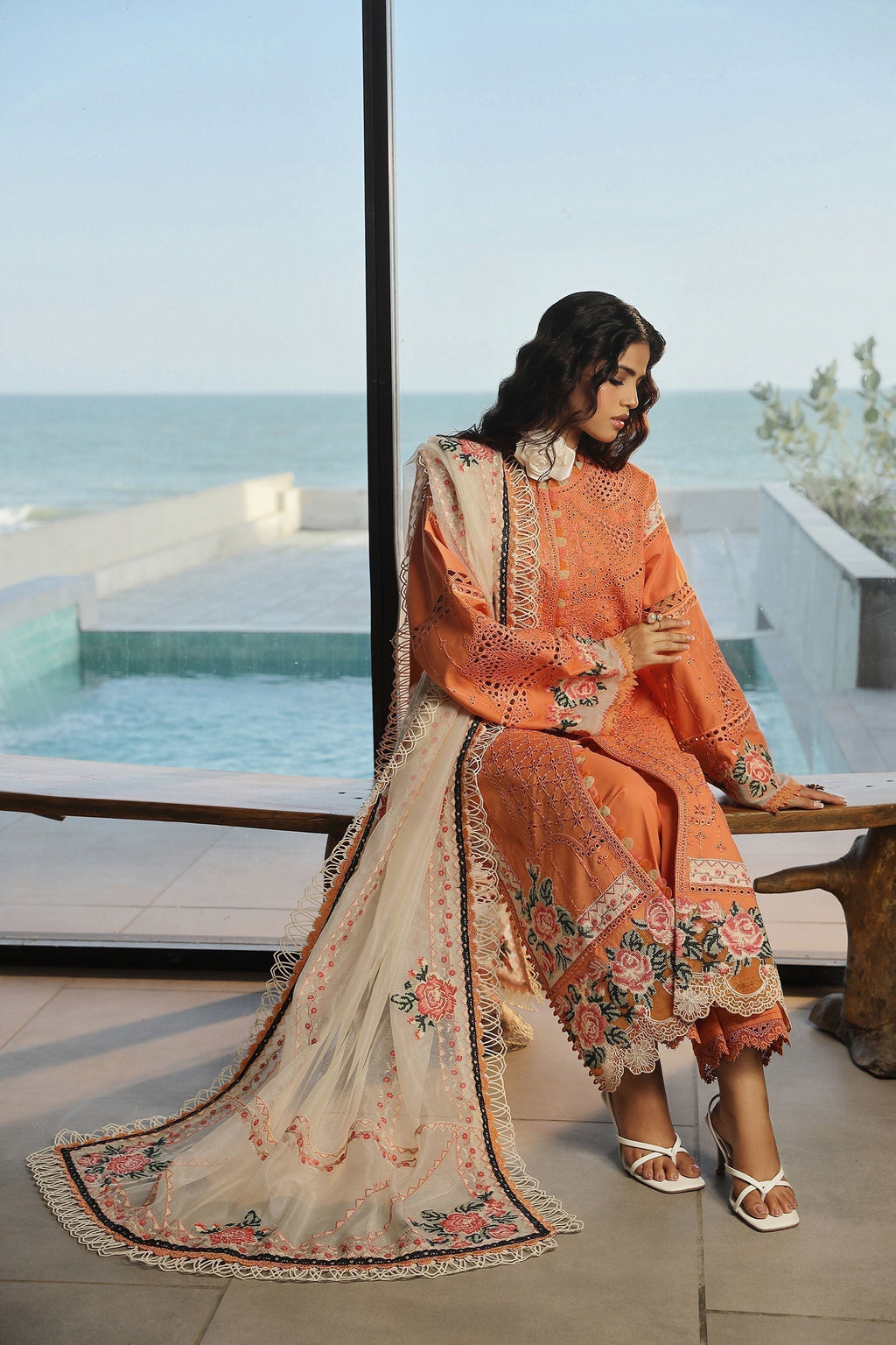 Maryam Hussain | Luxury Lawn 24 | XURI - Riwayat-e-Khas
