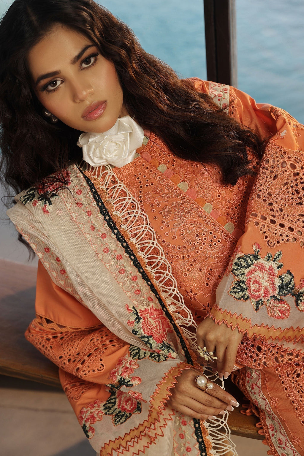 Maryam Hussain | Luxury Lawn 24 | XURI - Riwayat-e-Khas