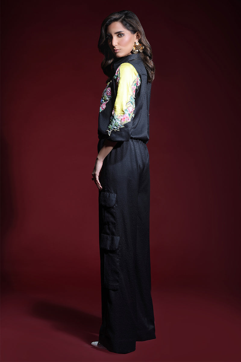 Wardha Saleem | Luxury Pret Fusion Wear | ONYX CORD-SET (2PC) - Riwayat-e-Khas