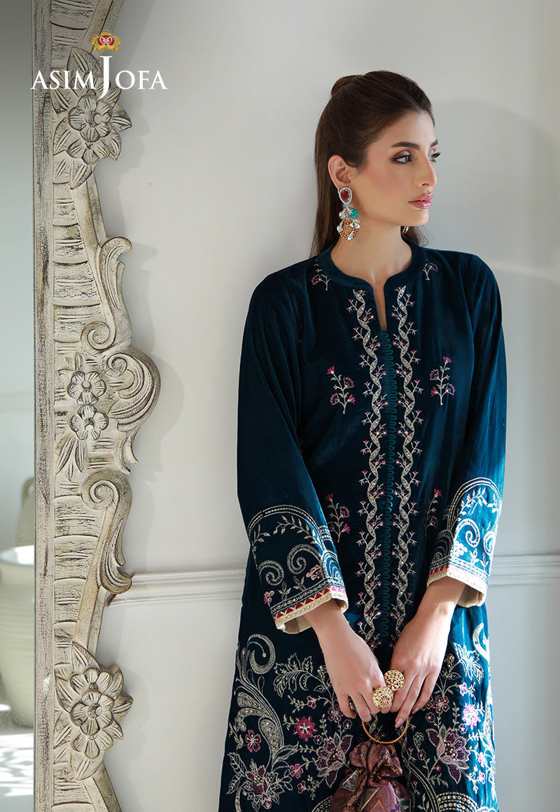 Asim Jofa | Velvet Edit | AJVG-09 - Riwayat e Khas