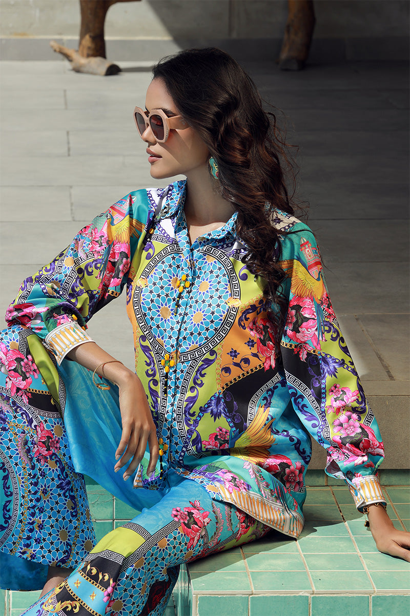 Wardha Saleem | Luxury Pret Fusion Wear | VERA (2PC) - Riwayat-e-Khas