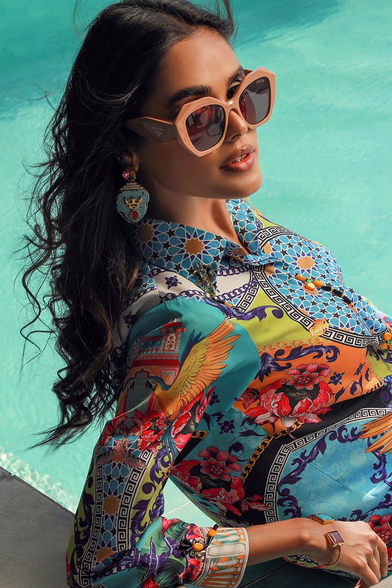 Wardha Saleem | Luxury Pret Fusion Wear | VERA (2PC) - Riwayat-e-Khas