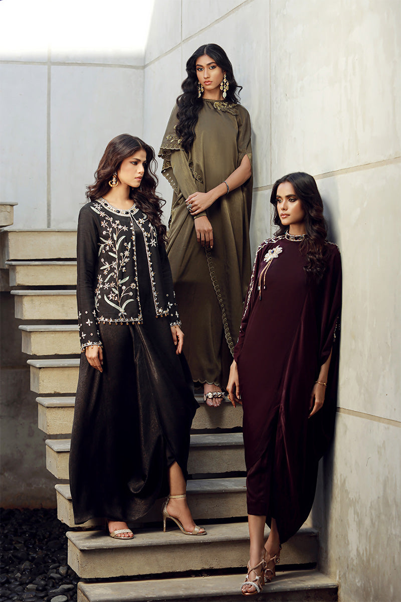 Wardha Saleem | Luxury Pret Fusion Wear | SAGE - Riwayat-e-Khas