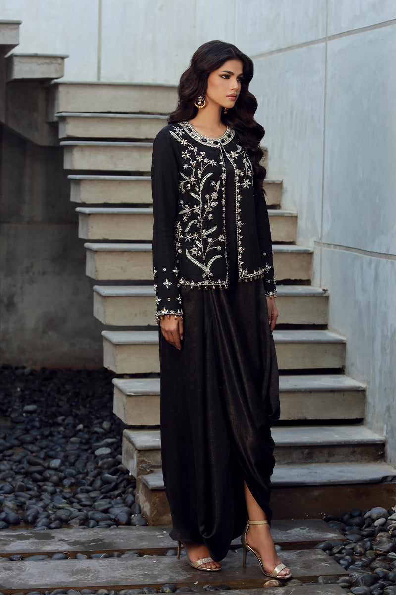 Wardha Saleem | Luxury Pret Fusion Wear | SIA (2PC) - Riwayat-e-Khas