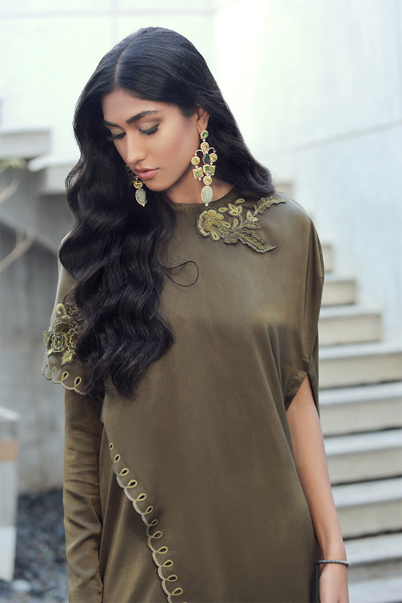 Wardha Saleem | Luxury Pret Fusion Wear | SAGE - Riwayat-e-Khas