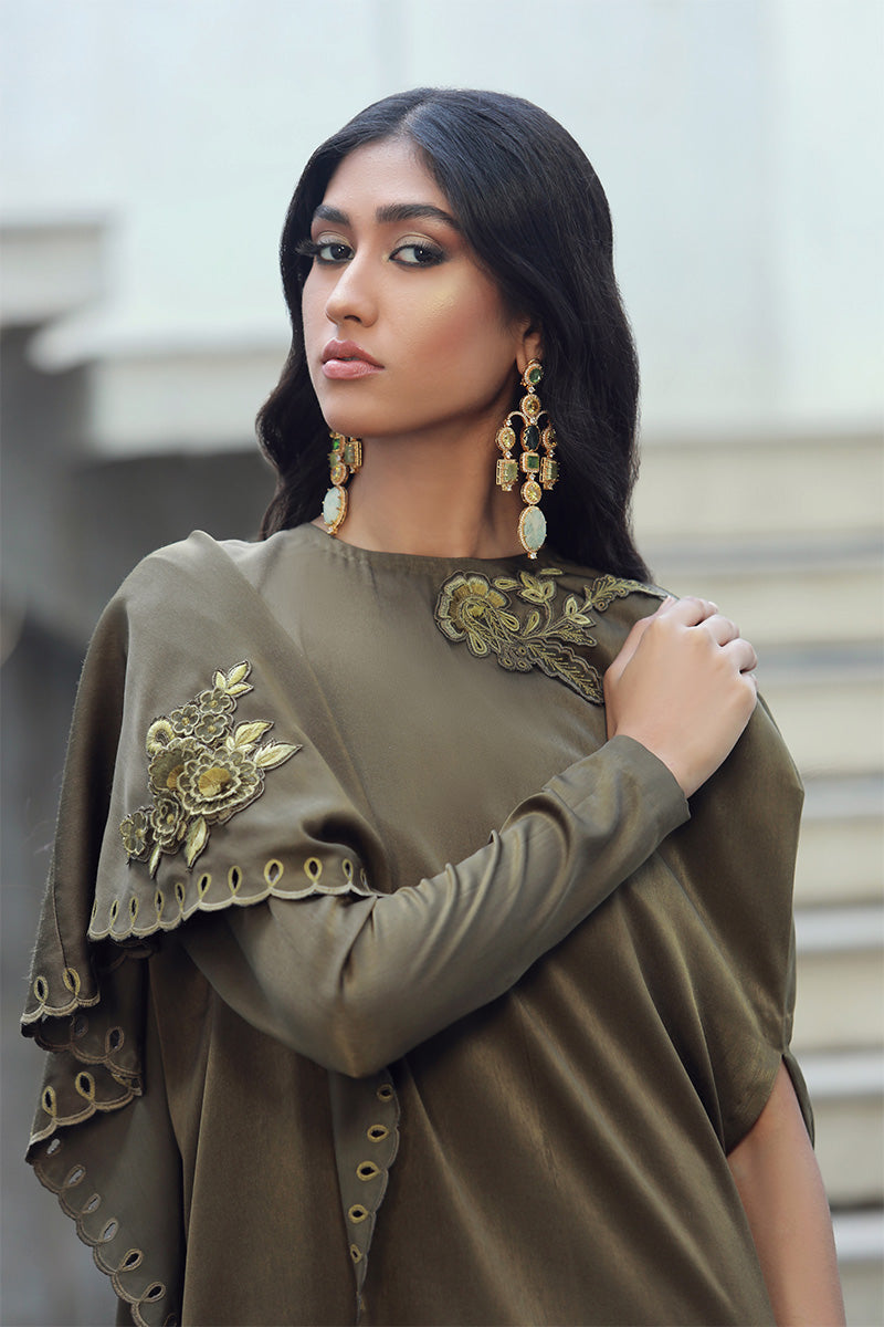 Wardha Saleem | Luxury Pret Fusion Wear | SAGE - Riwayat-e-Khas
