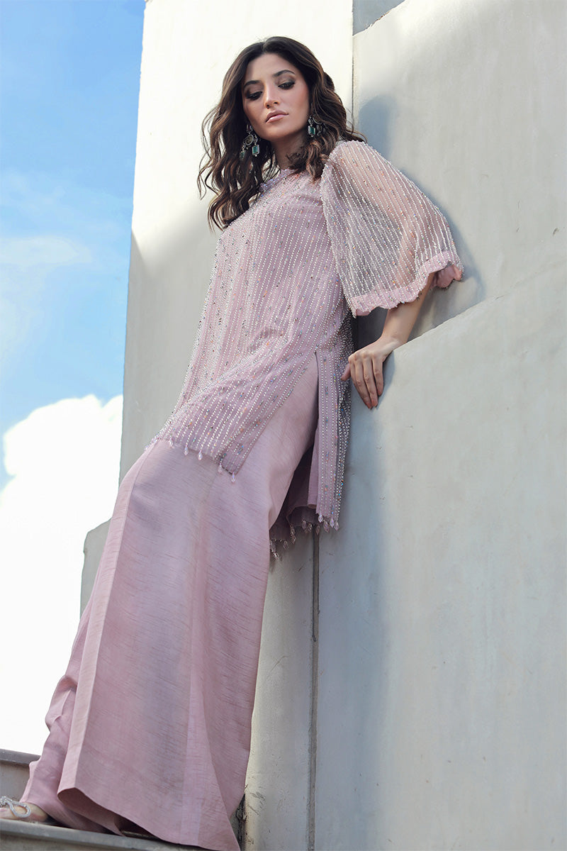 Wardha Saleem | Luxury Pret Fusion Wear | AVA (2PC) - Riwayat-e-Khas