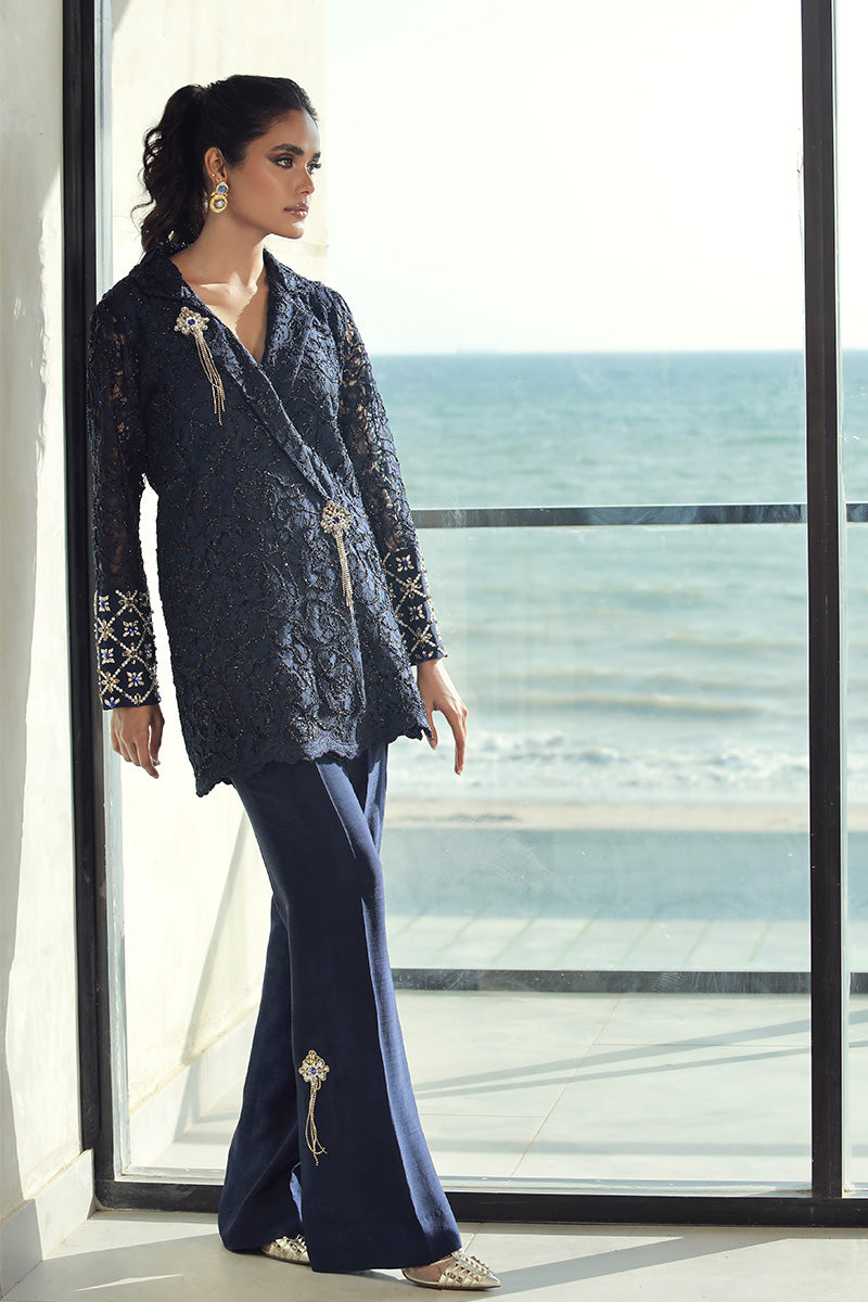 Wardha Saleem | Luxury Pret Fusion Wear | RENNE (2PC) - Riwayat-e-Khas
