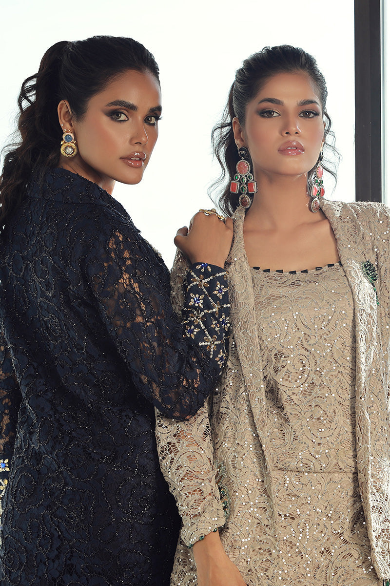 Wardha Saleem | Luxury Pret Fusion Wear | GIA (3PC) - Riwayat-e-Khas