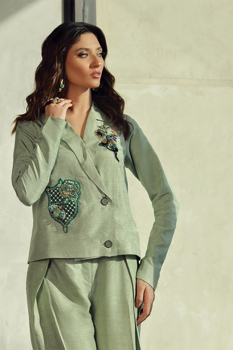 Wardha Saleem | Luxury Pret Fusion Wear | JULIA (2PC) - Riwayat-e-Khas