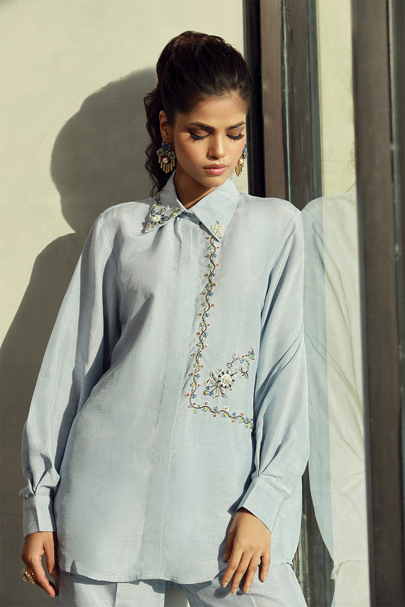 Wardha Saleem | Luxury Pret Fusion Wear | ELLA (2PC) - Riwayat-e-Khas