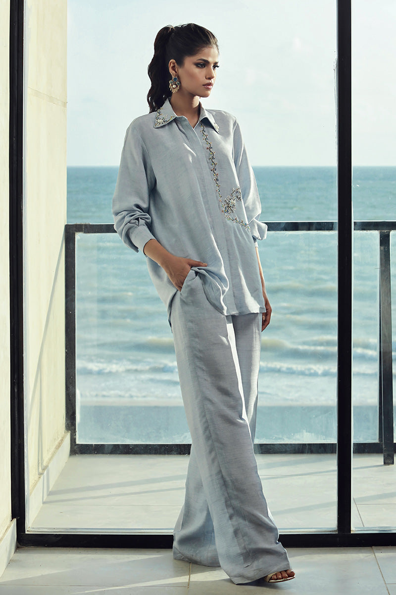 Wardha Saleem | Luxury Pret Fusion Wear | ELLA (2PC) - Riwayat-e-Khas