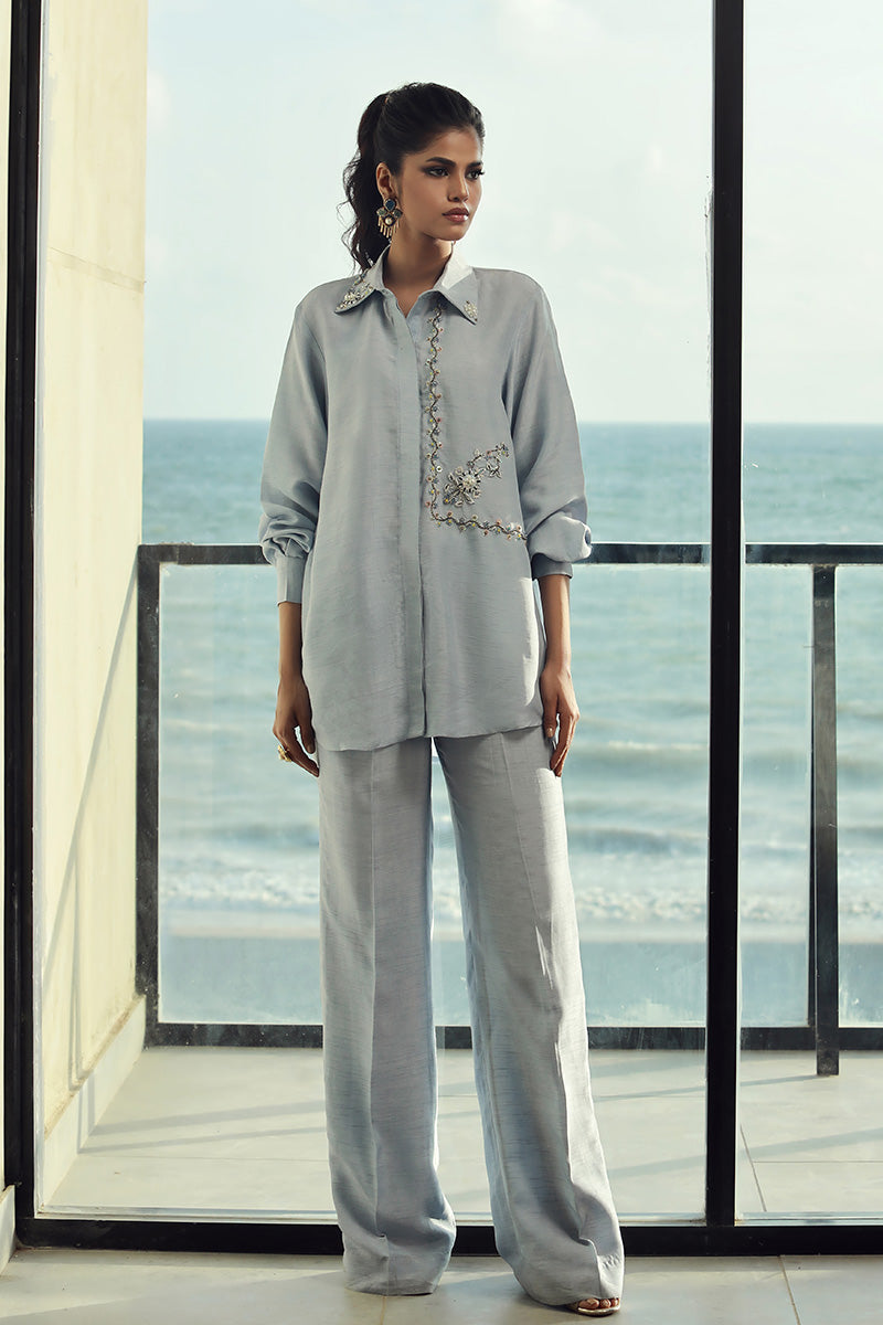 Wardha Saleem | Luxury Pret Fusion Wear | ELLA (2PC) - Riwayat-e-Khas